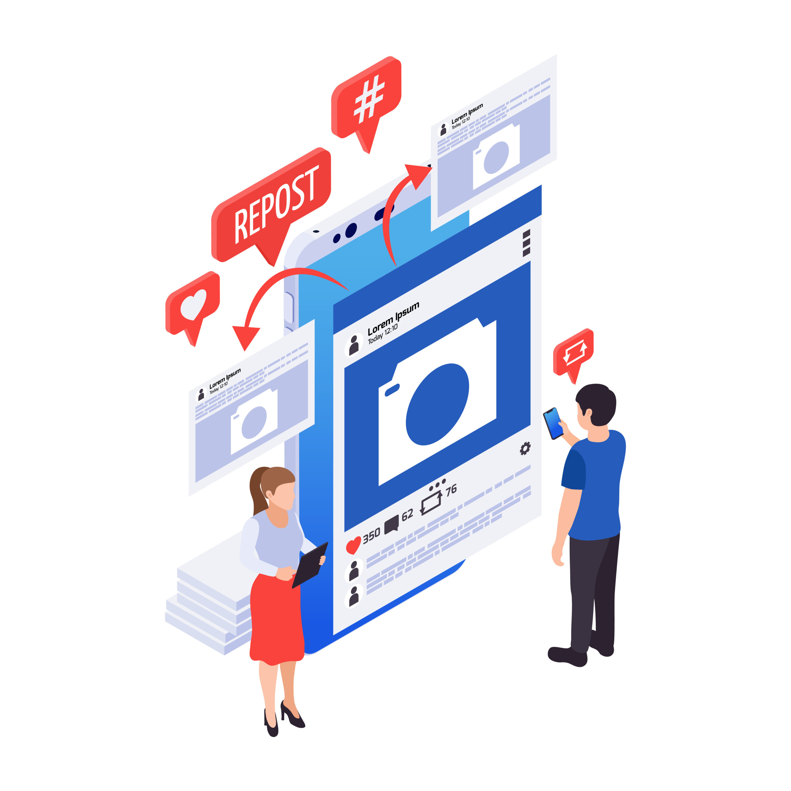 User-Generated Content , a person liking instagram