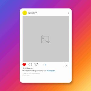 interface of instagram feed