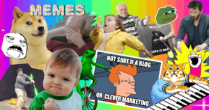 meme marketing collage