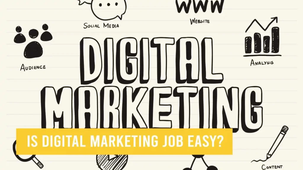 Is digital marketing job easy?