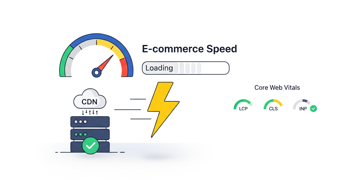 Magento site speed optimization and Core Web Vitals performance for Adobe Commerce stores 