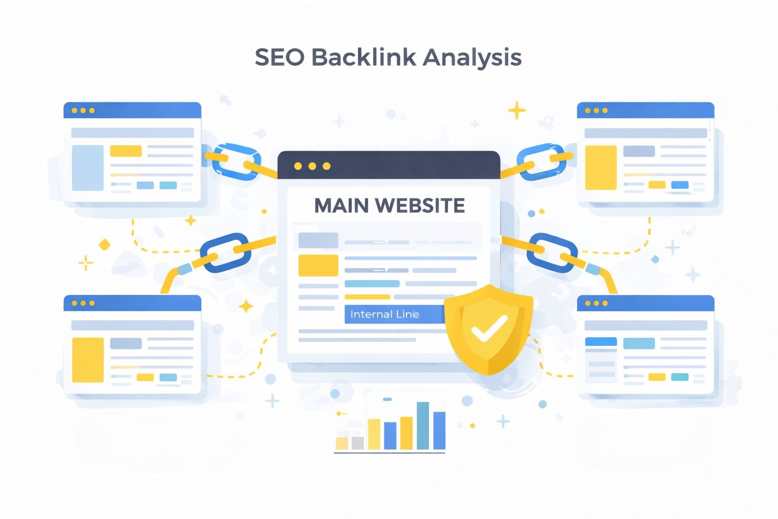 Backlink profile analysis infographic