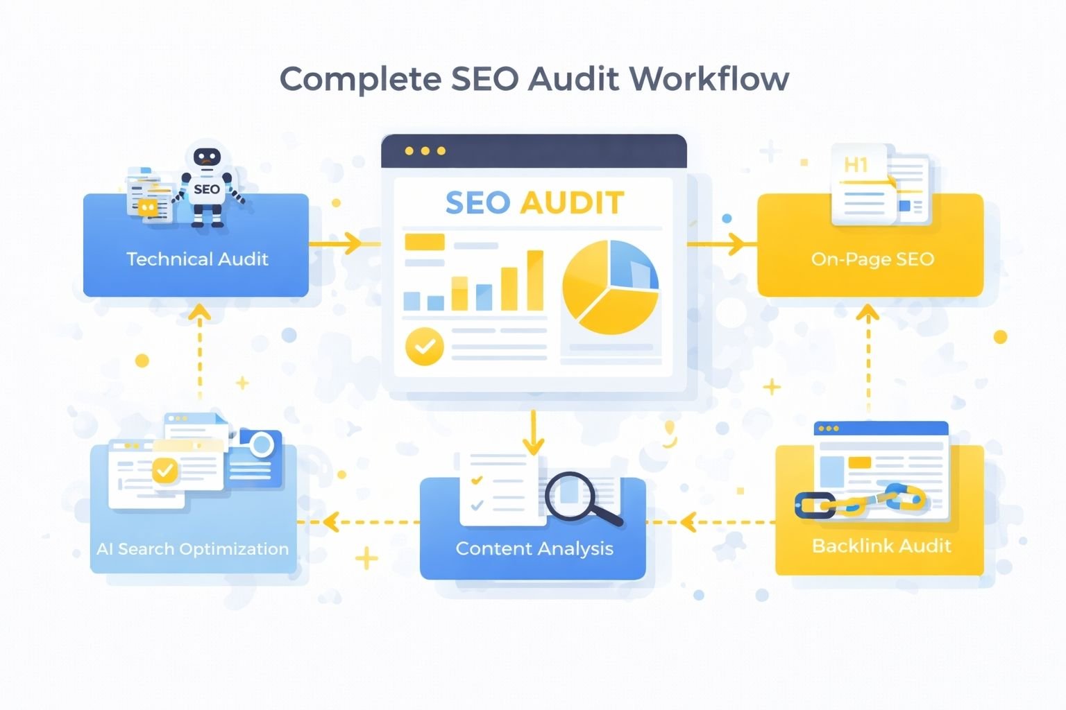 Complete SEO audit checklist workflow