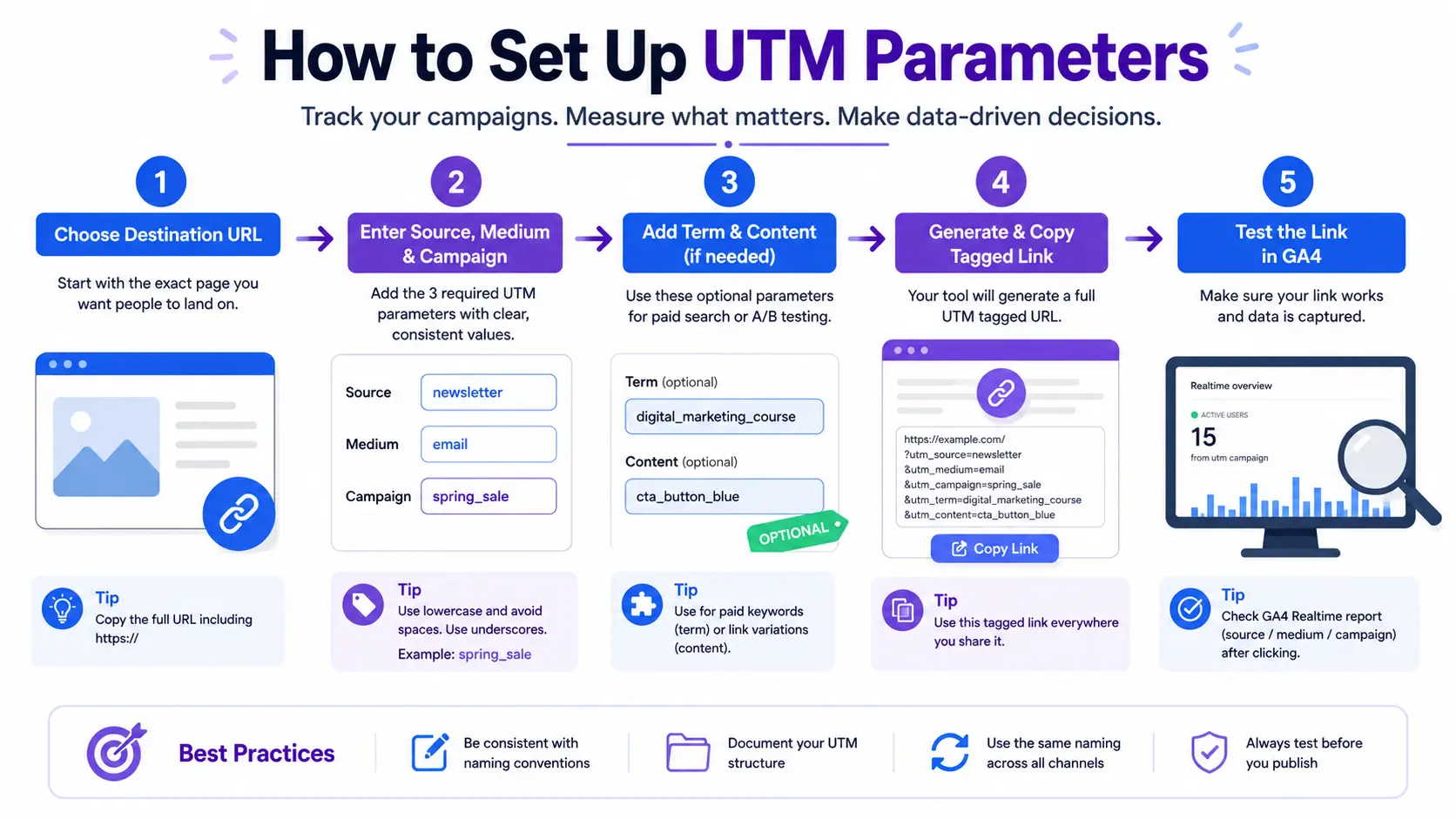 UTM Parameter setup